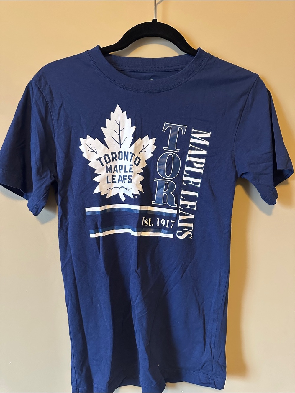 NHL Toronto Maple Leafs Navy Blue Graphic Tee - Men's Shirt